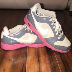 Pink and Gray Nike Air Force 1